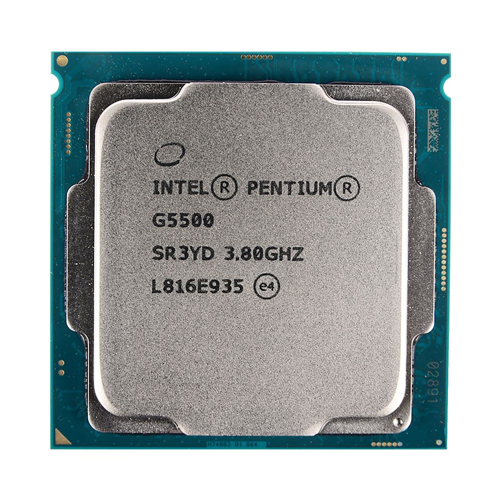 Центральный Процессор Intel Pentium G5500 OEM (Coffee Lake, 14nm, C2/T4, Base 3,80GHz, UHD 630, L3 4Mb, TDP 54W, S1151)