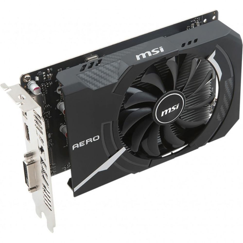 Видеокарта MSI GT1030 AERO ITX 2GD4 OC 2GB DDR4 64bit DVI HDMI RTL {20} (561413)
