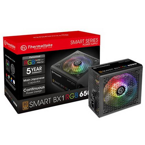 Блок питания Thermaltake Smart BX1 RGB 650W PS-SPR-0650NHSABE-1 650W, 80 Plus Bronze