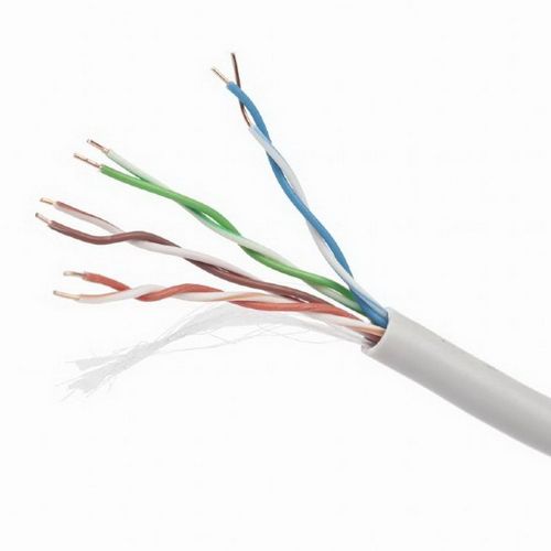 Кабель Cablexpert UPC-5051E-SO, UTP5e, 4 пары, 0.51 мм, медь, однож., 305 м, серый (208053) {2}