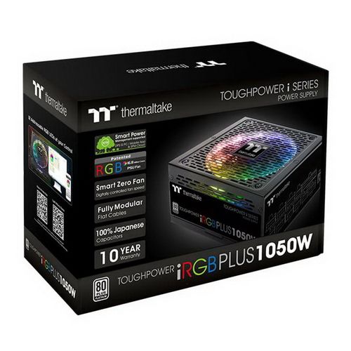 Блок питания Thermaltake Toughpower iRGB Plus 1050 PS-TPI-1050F2FDPE-1 1050W,80 Plus Platinum, полностью модульный