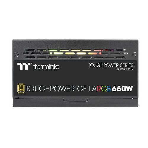 Блок питания Thermaltake Toughpower GF1 ARGB 650 PS-TPD-0650F3FAGE-1 650W, 80 Plus Gold, полностью PS-TPD-0650F3FAGE-1 модульный (521277)