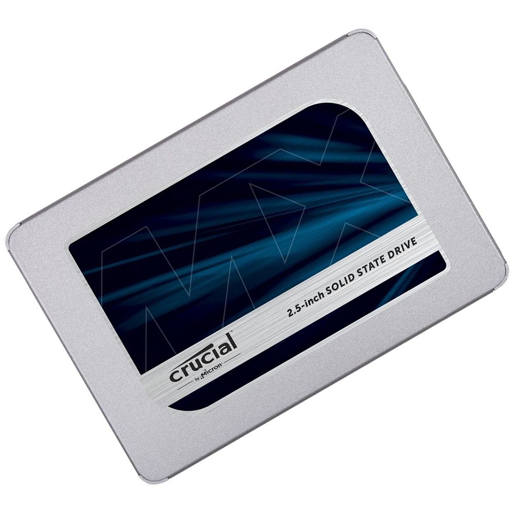 Твердотельный накопитель SSD Crucial MX500 CT500MX500SSD1 500GB 2.5" Client SATA 6Gb/s, 560/510, IOPS 95/90K, MTBF 1.8M, 3D TLC, 180TBW, 7mm (with 9.5mm adapter), RTL {100}, (785053)