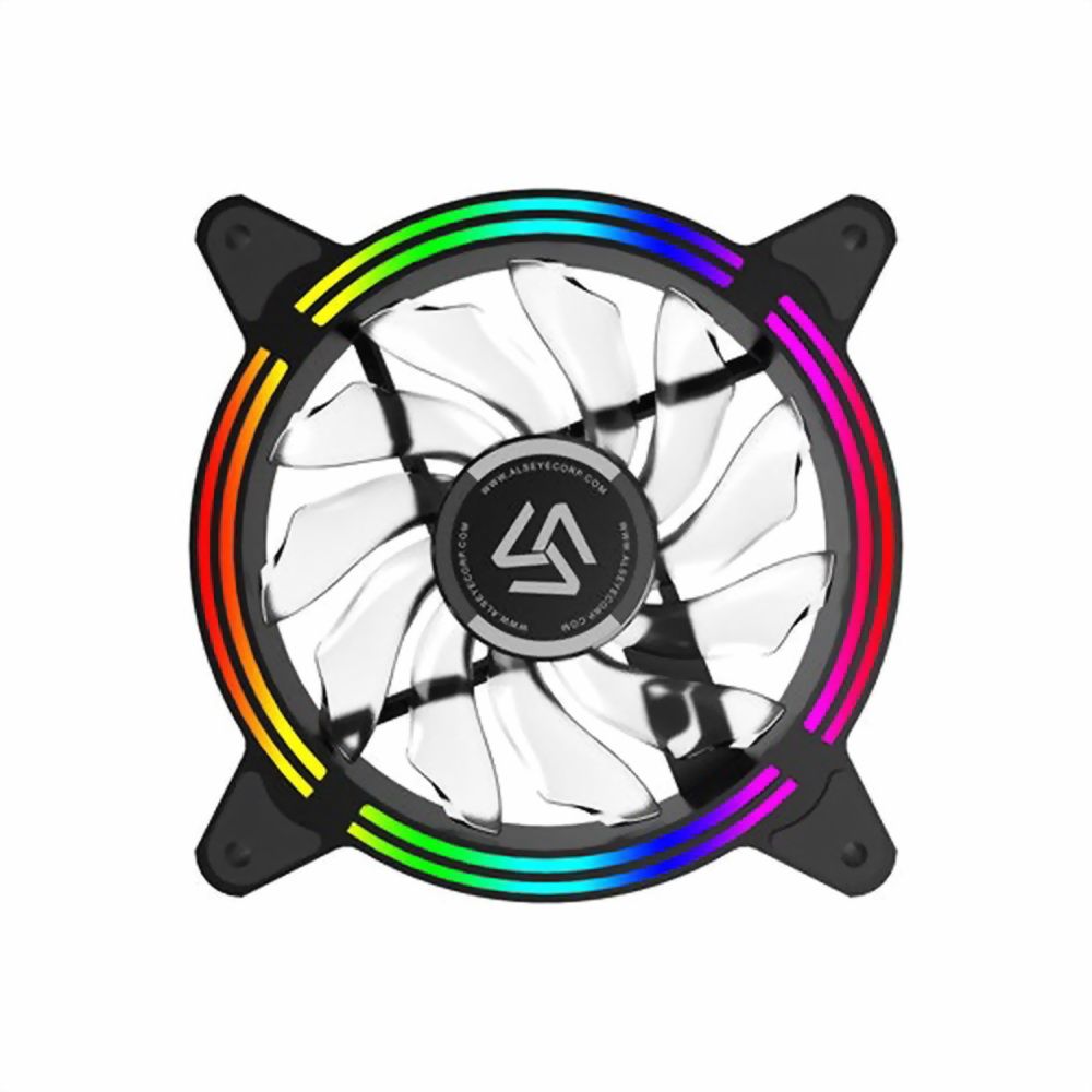 Вентилятор в корпус ALSEYE HALO 4.0 12cm FAN 120mm, 800;2000RPM, 18.3-45.2CFM, 13.5-35.2dB(A), PWM, RGB, RTL{100} (873299)