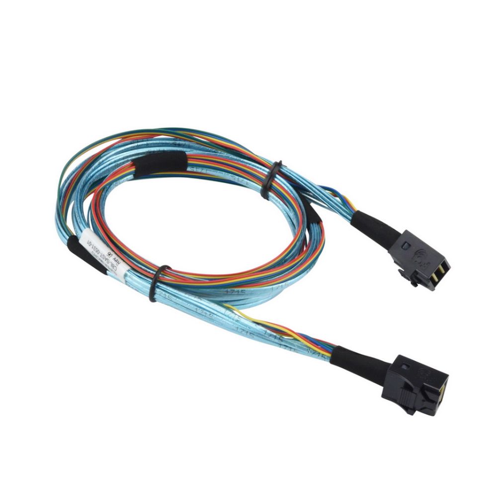Кабель SuperMicro CBL-SAST-0531-01 Internal Mini-SAS HD to Mini-SAS HD 80cm,30AWG,12Gb/s FOR GPU SYSTEM маленький разъем