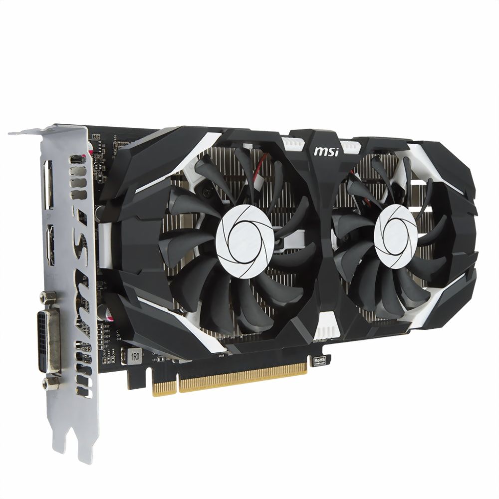 Видеокарта MSI GTX1050Ti 4GB OCV1 GDDR5 128bit DVI HDMI DP RTL {10} (518561)