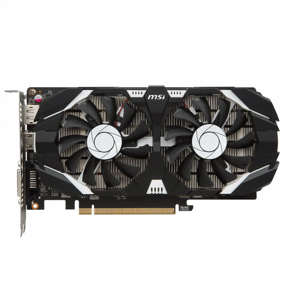 Видеокарта MSI GTX1050Ti 4GB OCV1 GDDR5 128bit DVI HDMI DP RTL {10} (518561)
