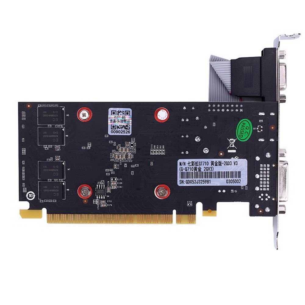 Видеокарта Colorful GT710-2GD3-V 2GB GDDR3 64bit VGA DVI HDMI 1FAN RTL