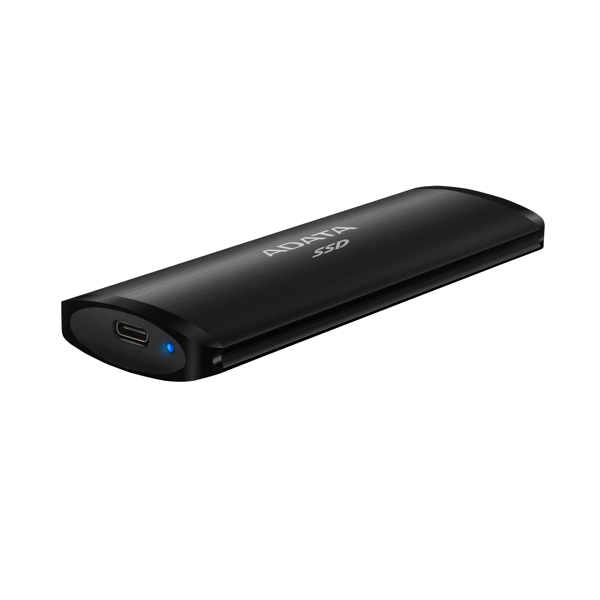 Твердотельный накопитель SSD ADATA SE760 Black External ASE760-256GU32G2-CBK 256GB 1.8" USB 3.2 Gen 2 Type-C, 1000R, USB 3.2 Type-C to C cable,USB 3.2 Type-C to A cable, Quick Start Guide, RTL (772707)