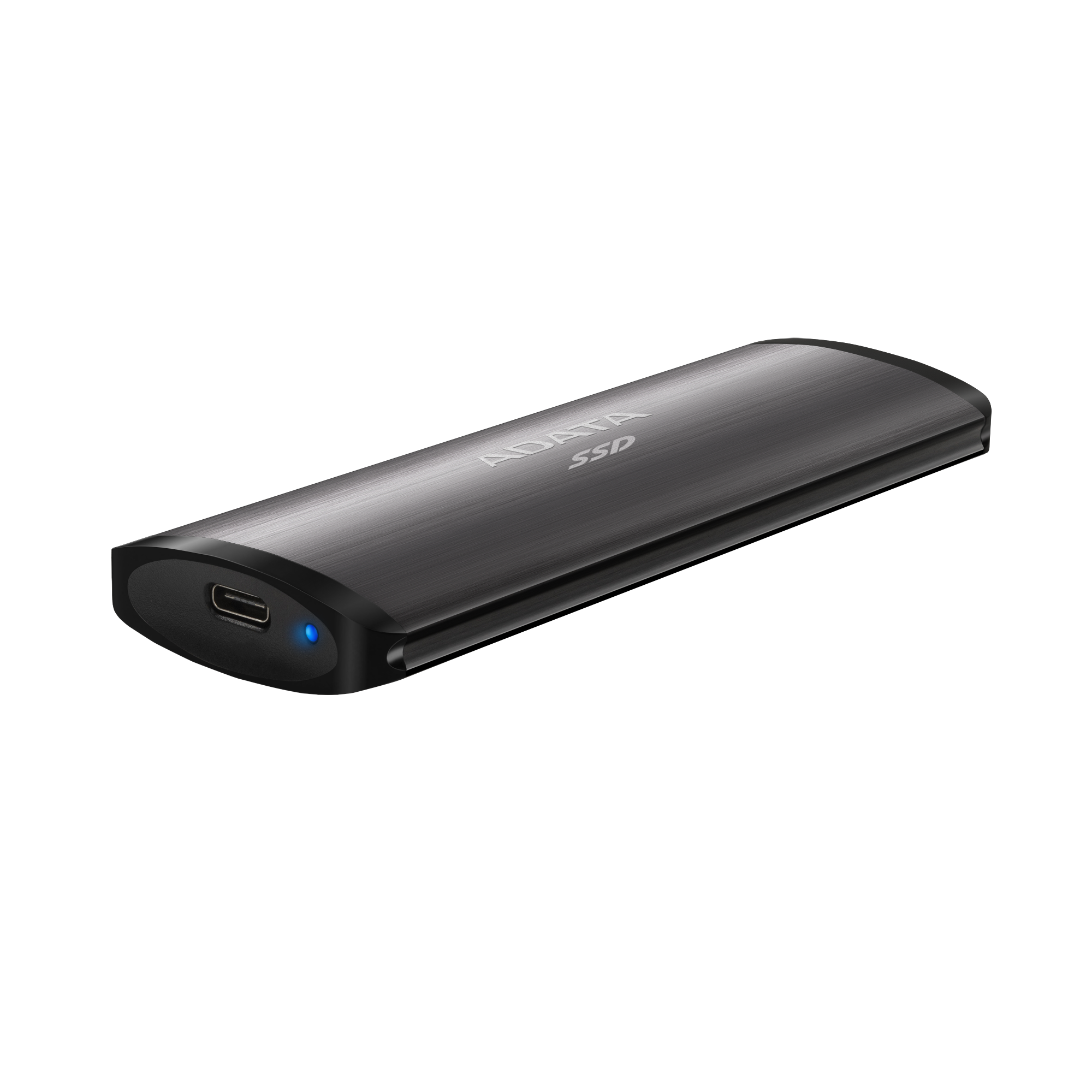 Твердотельный накопитель SSD ADATA SE760 Titan-Gray Externa ASE760-512GU32G2-CTI 512GB 1.8" USB 3.2 Gen 2 Type-C, 1000R, USB 3.2 Type-C to C cable,USB 3.2 Type-C to A cable, Quick Start Guide, RTL (772714)