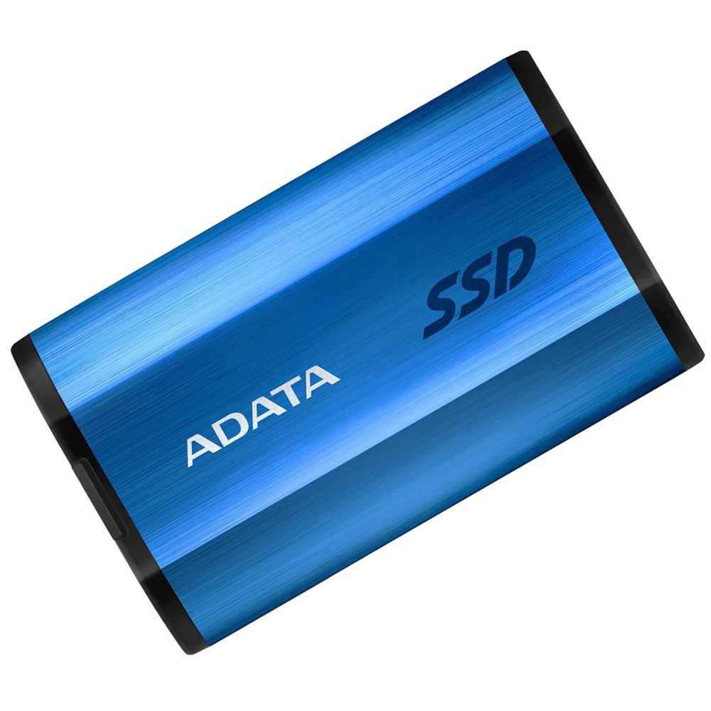 Твердотельный накопитель SSD ADATA SE800 Blue External ASE800-512GU32G2-CBL 512GB 1.8" USB 3.2 Gen 2 Type-C, 1000R, USB 3.2 Type-C to C cable,USB 3.2 Type-C to A cable, Quick Start Guide, Tough-IP68 dustproof and waterproof, Military-Grade shockproof, RTL (771465)