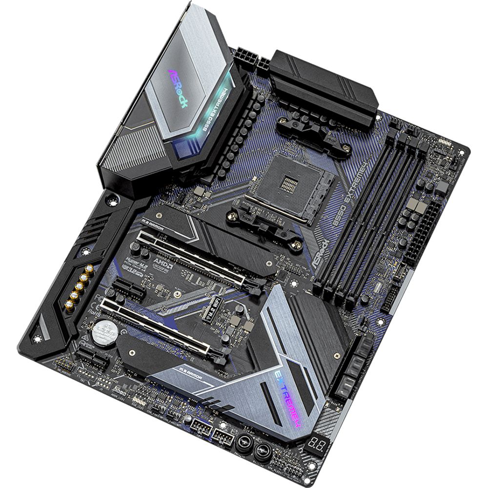 Материнская плата ASRock B550 EXTREME4, Socket AM4, AMD B550, 4xDDR4-3200, HDMI, 2xPCI-Ex16, 2xPCI-Ex1, 6xSATA3(RAID 0/1/10), 2xM.2, 8 Ch Audio, 1x2,5GLan, (4+4)xUSB2.0, (3+2)xUSB3.2, (1+1)xUSB3.2 Type-C™, 1xPS/2, ATX, RTL, {5} (931567)