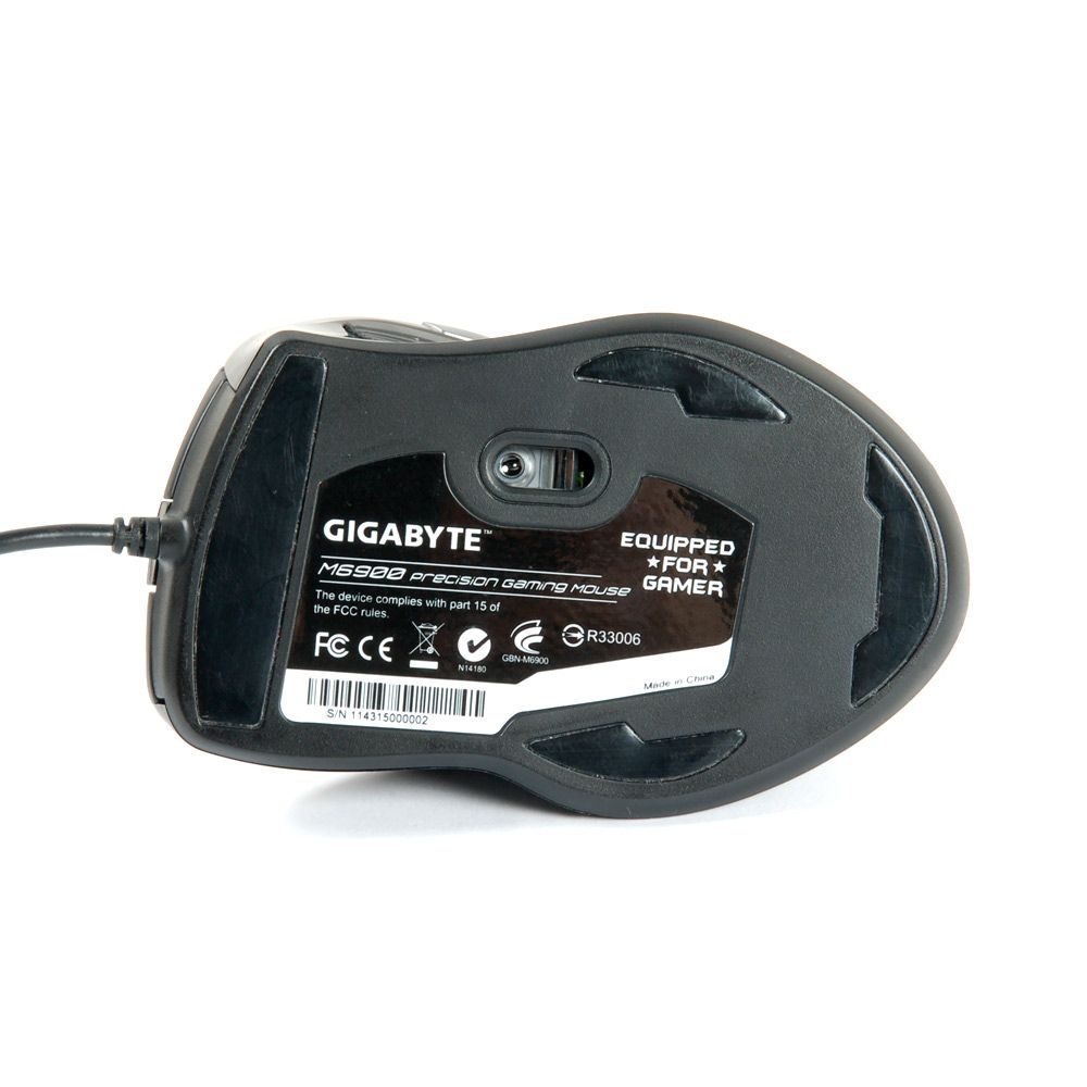 Мышь Gigabyte GM-M6900 V11 OPTICAL, BLACK, игровая, проводная (USB, 1.8м), 3200dpi