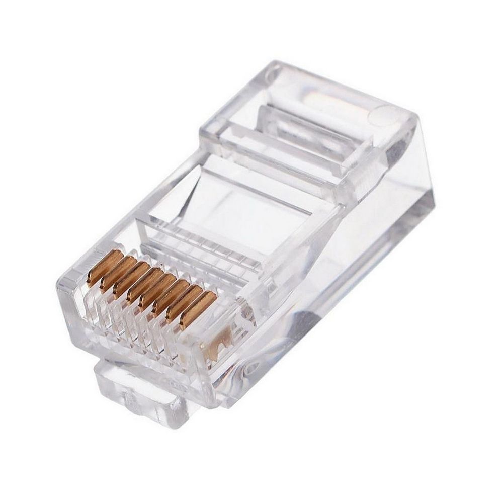 Аксессуары Cablexpert Вилка PLUG3UP6/5 RJ-45 (8P8C) универсальная кат.5e, 6 микрон (100 шт.) <Одна единица товара - это упаковка из 100 шт.> (032261) {100}