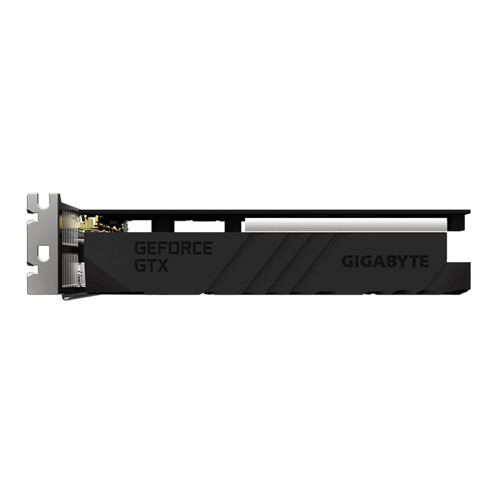 Видеокарта Gigabyte GTX1650 D6 OC Low Profile 4GB 128bit GDDR6 DVI DP HDMI GV-N1656OC-4GL RTL {20} (306700)