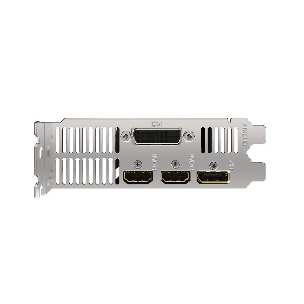 Видеокарта Gigabyte GTX1650 D6 OC Low Profile 4GB 128bit GDDR6 DVI DP HDMI GV-N1656OC-4GL RTL {20} (306700)