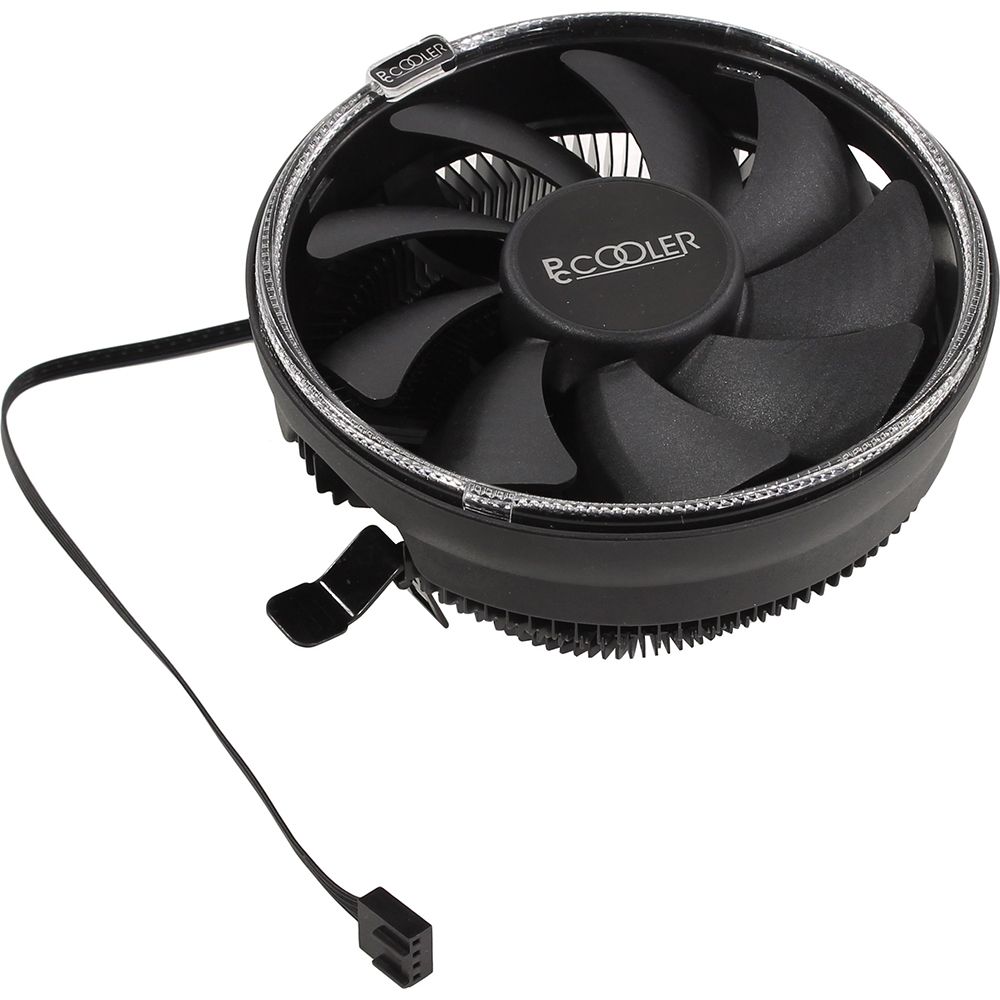 Вентилятор PCCooler PCCooler E126MB Кулер S775/115X/AM2/2+/AM3/3+/AM4/FM1/FM2/2+ (TDP 92W, вент-р 120мм с PWM, Blue LED FAN, 1000-1800RPM, 26.5dBa) Retail Color Box {48} (111313)