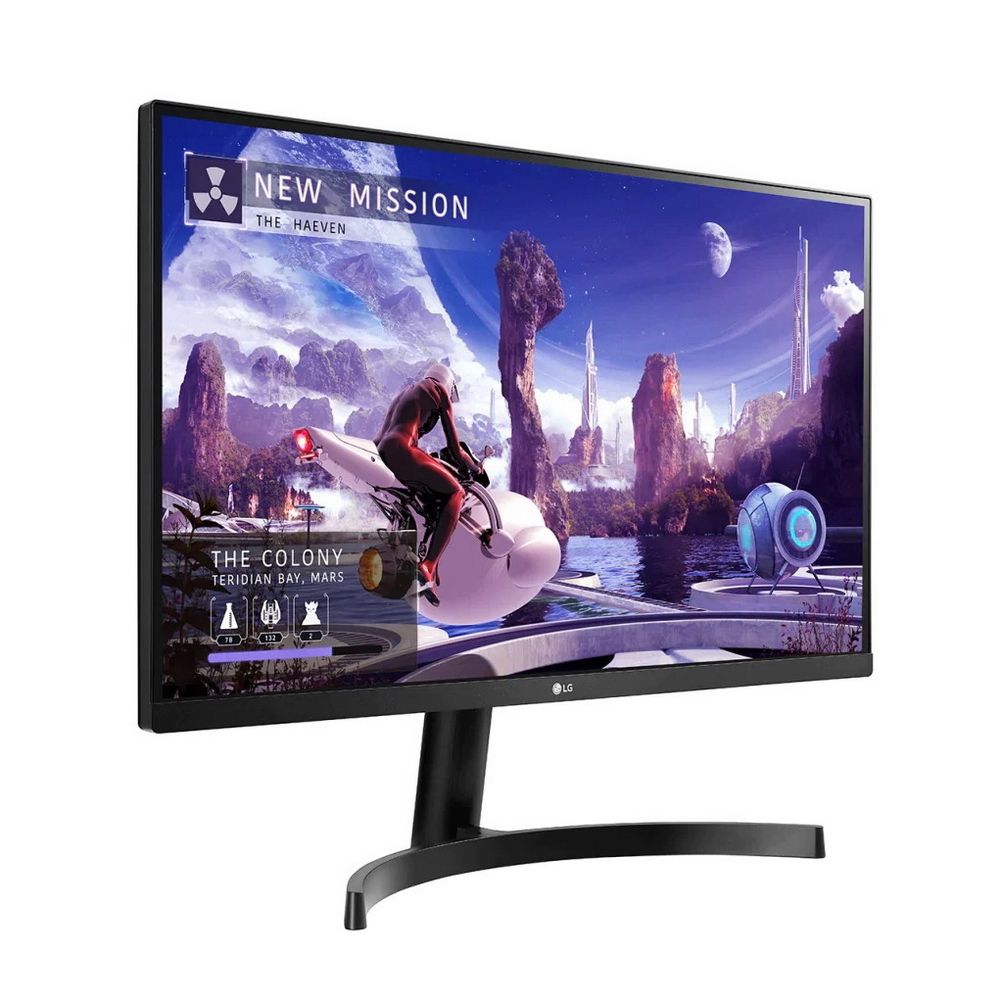 Монитор LG 27» LG 27QN600-B Black (IPS, 2560x1440, HDMI+DP, 5 ms, 178°/178°, 350 cd/m, 1000:1)
