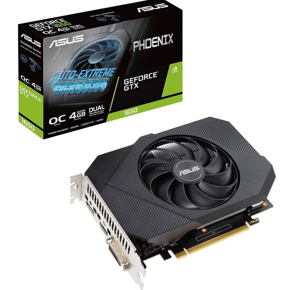 Видеокарта ASUS PH-GTX1650-O4GD6-P 4GB GDDR6 128bit DVI HDMI DP RTL {10} (808293)