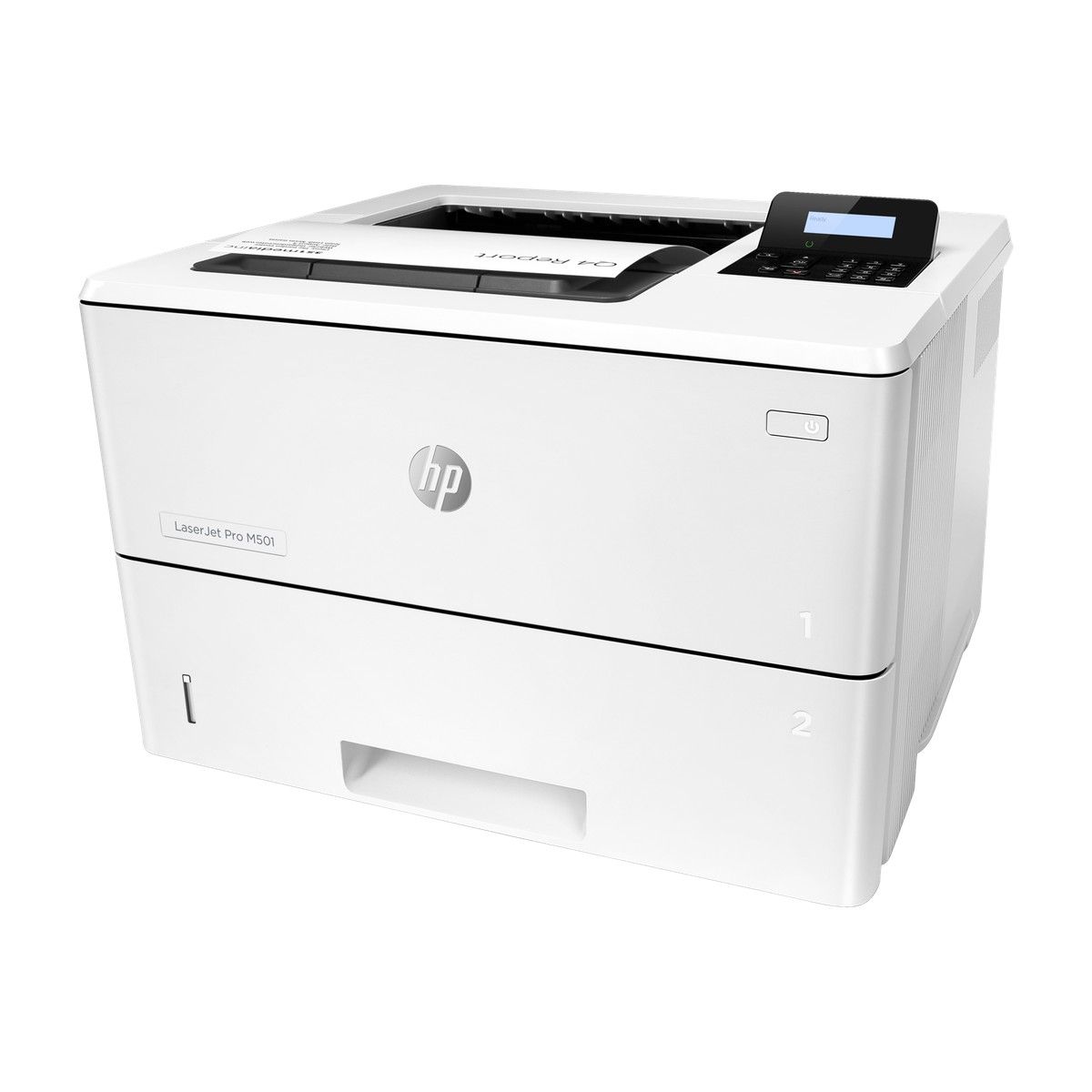 Принтер HP LaserJet Pro M501dn A4, лазерный, черно-белый, 45стр/мин, 600dpi, 1500МГц, 256Мб, 650+100, AirPrint/USB/Ethernet, 6000стр/картридж (J8H61A)(117596)