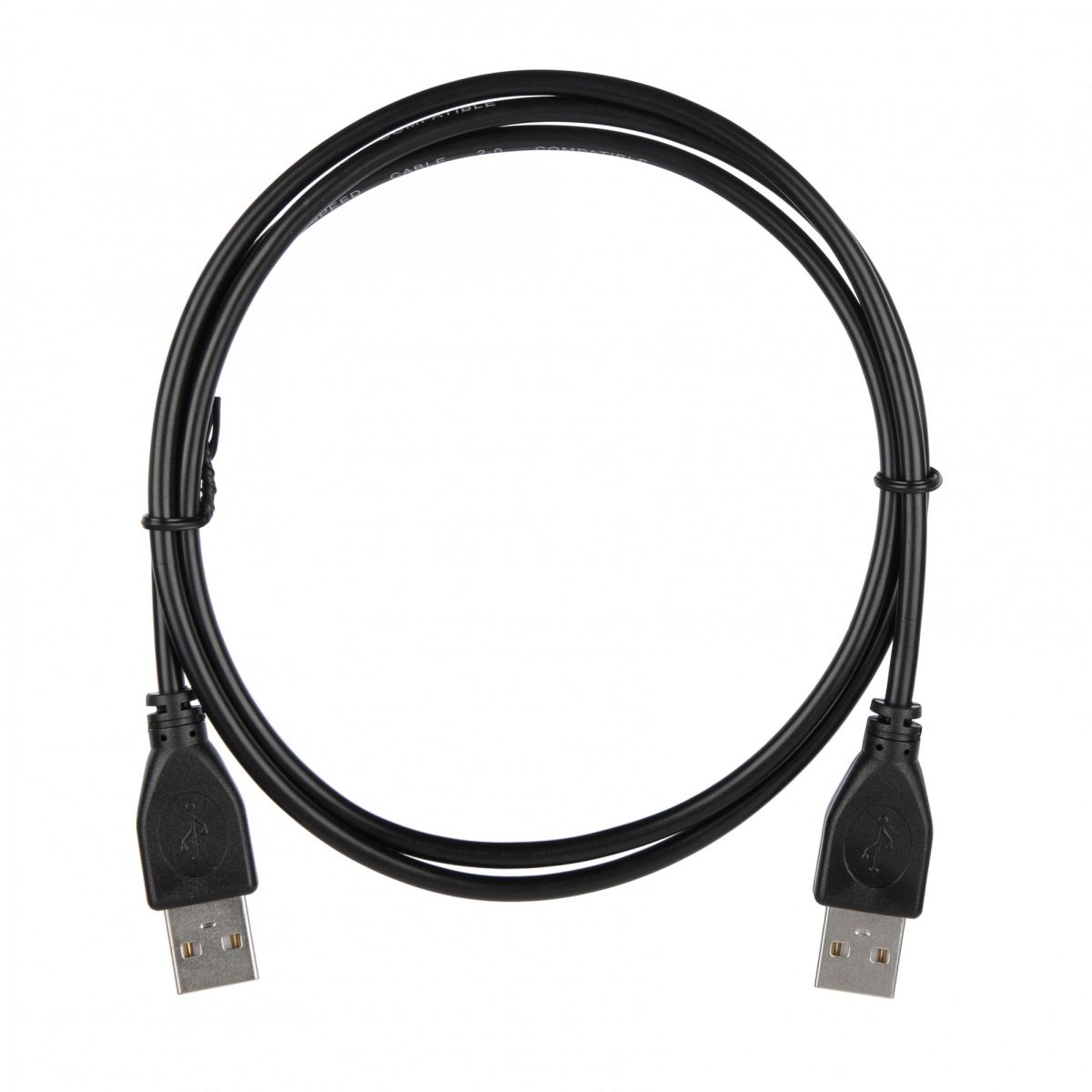 Кабель ACD Кабель ACD-U2AAM-10L |ACD-U2AAM-10L| USB 2.0, A male - A male, ТТХ: |ACD-U2AAM-10L| (7/0.12BC+PE)*1P+(7/0.12BC+PE)*2C+7/0.12BC+AL+PVC OD4.0, Черный, 1м (742019)