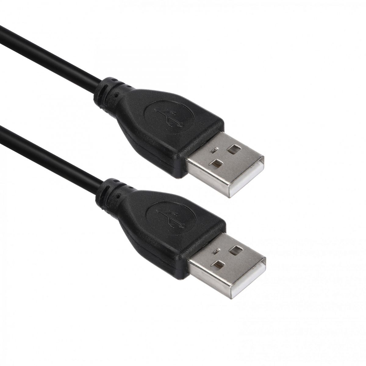 Кабель ACD Кабель ACD-U2AAM-10L |ACD-U2AAM-10L| USB 2.0, A male - A male, ТТХ: |ACD-U2AAM-10L| (7/0.12BC+PE)*1P+(7/0.12BC+PE)*2C+7/0.12BC+AL+PVC OD4.0, Черный, 1м (742019)