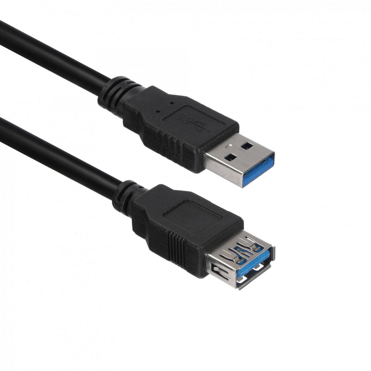 Кабель ACD Кабель ACD-U3AAF-10L |ACD-U3AAF-10L| USB 3.0, A male - A feмale, ТТХ: |ACD-U3AAF-10L| (7/0.12BC+HDPE)*1P+|(7/0.12BC+HDPE)*2C+7/0.12BC+AL|*2P +7/0.16BC*2C+AL+7/0.12BC+B(80/0.12AL)PVC5.5, Черный, 1м (742132)