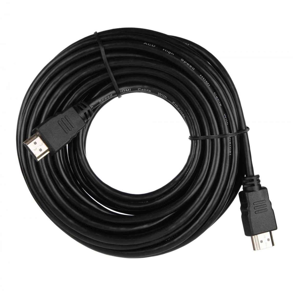 Кабель ACD Кабель ACD-DHHM1-10M |ACD-DHHM1-10M| HDMI 1.4, Golden Plated,19m/19m, Черный, 10м (742217)