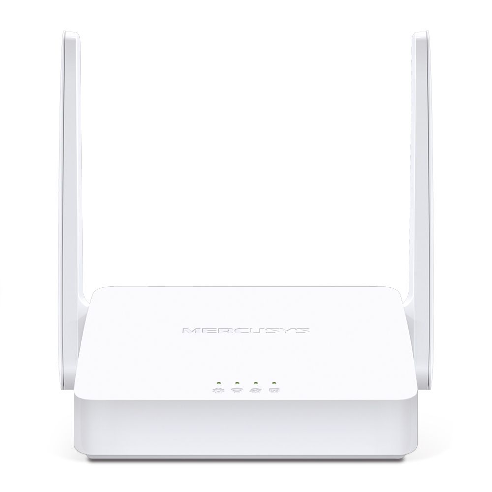 Маршрутизатор Mercusys MW301R N300 Wi-Fi роутер, 1 порт WAN 10/100 Мбит/с + 2 порта LAN 10/100 Мбит/с, 2 фиксированные антенны 5 дБи (000141)