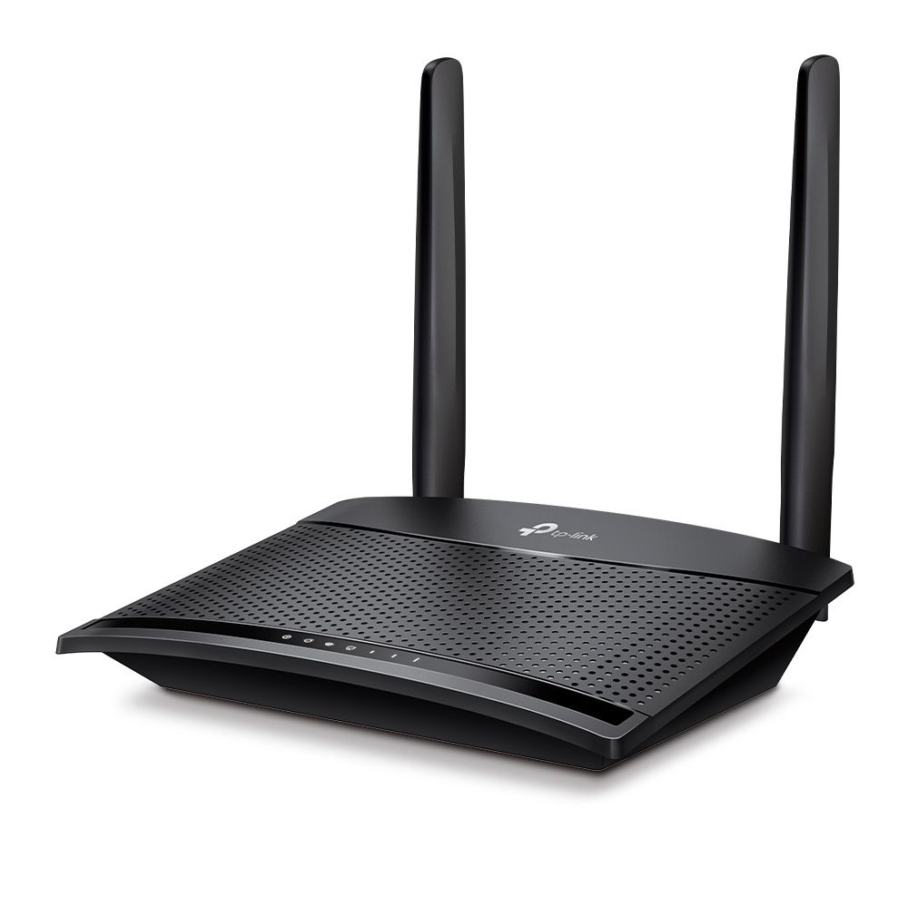 Маршрутизатор TP-LINK TL-MR100 N300 4G LTE Wi-Fi роутер, встроенный 4G LTE cat4 модем, 150/50 Мбит/с, поддержка FDD B1/B3/B5/B7/B8/B20 и TDD B38/B40/B41, 1 порт WAN/LAN 100 Мбит/с с автоопределением, 2 съемные LTE антенны, (088804) {20}