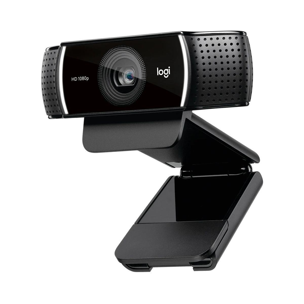 Веб-камера Logitech C922 Pro Stream для стримминга, черная, 2Mp, HD 720p@60fps (1080p@30fps max), автофокус, угол обзора |960-001088| 78°, лицензия XSplit на 3мес, штатив, USB2.0, кабель 1.5м