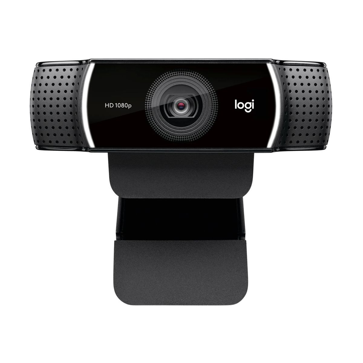 Веб-камера Logitech C922 Pro Stream для стримминга, черная, 2Mp, HD 720p@60fps (1080p@30fps max), автофокус, угол обзора |960-001088| 78°, лицензия XSplit на 3мес, штатив, USB2.0, кабель 1.5м
