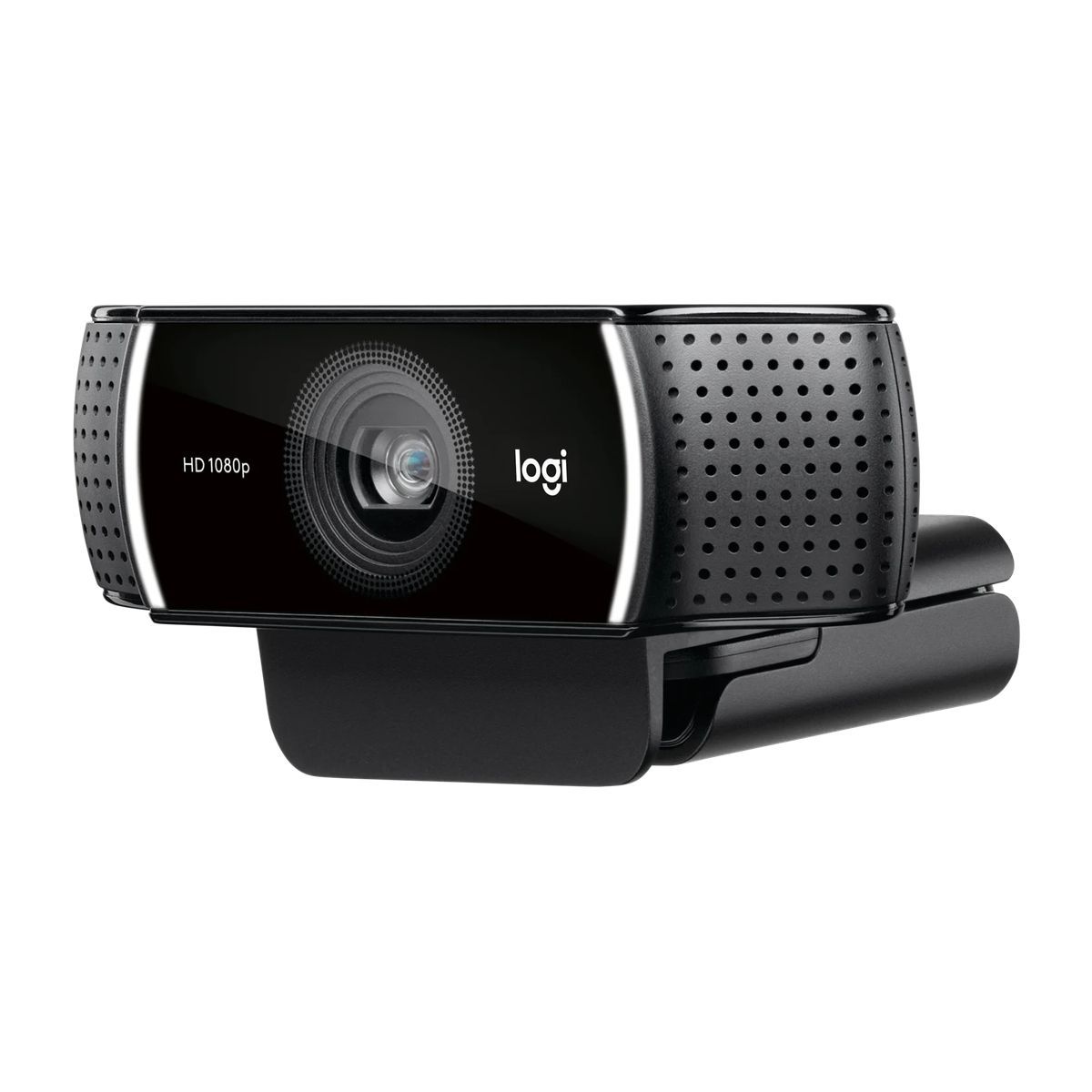 Веб-камера Logitech C922 Pro Stream для стримминга, черная, 2Mp, HD 720p@60fps (1080p@30fps max), автофокус, угол обзора |960-001088| 78°, лицензия XSplit на 3мес, штатив, USB2.0, кабель 1.5м