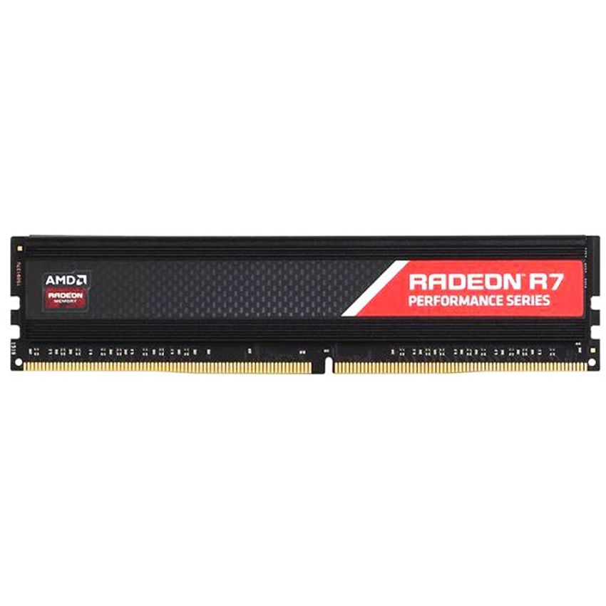 Модуль памяти AMD Radeon™ R7 Performance Series Black Gaming Memory R7S432G2606U2S 32GB DDR4 2666 DIMM Non-ECC, CL16, 1.2V, Heat Shield, RTL, (183238)