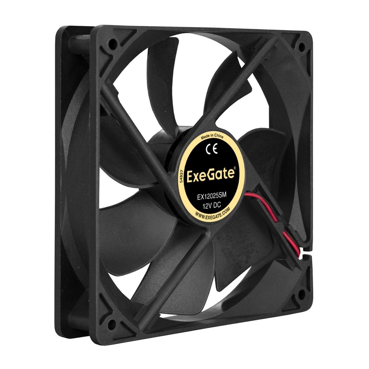 Вентилятор Exegate Вентилятор ExeGate EX12025SM (EX283394RUS) 120x120x25 мм, Sleeve bearing (подшипник скольжения), Molex, 1200RPM, 19dBA (116658)