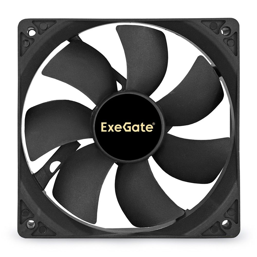 Вентилятор Exegate Вентилятор ExeGate EX12025SM (EX283394RUS) 120x120x25 мм, Sleeve bearing (подшипник скольжения), Molex, 1200RPM, 19dBA (116658)