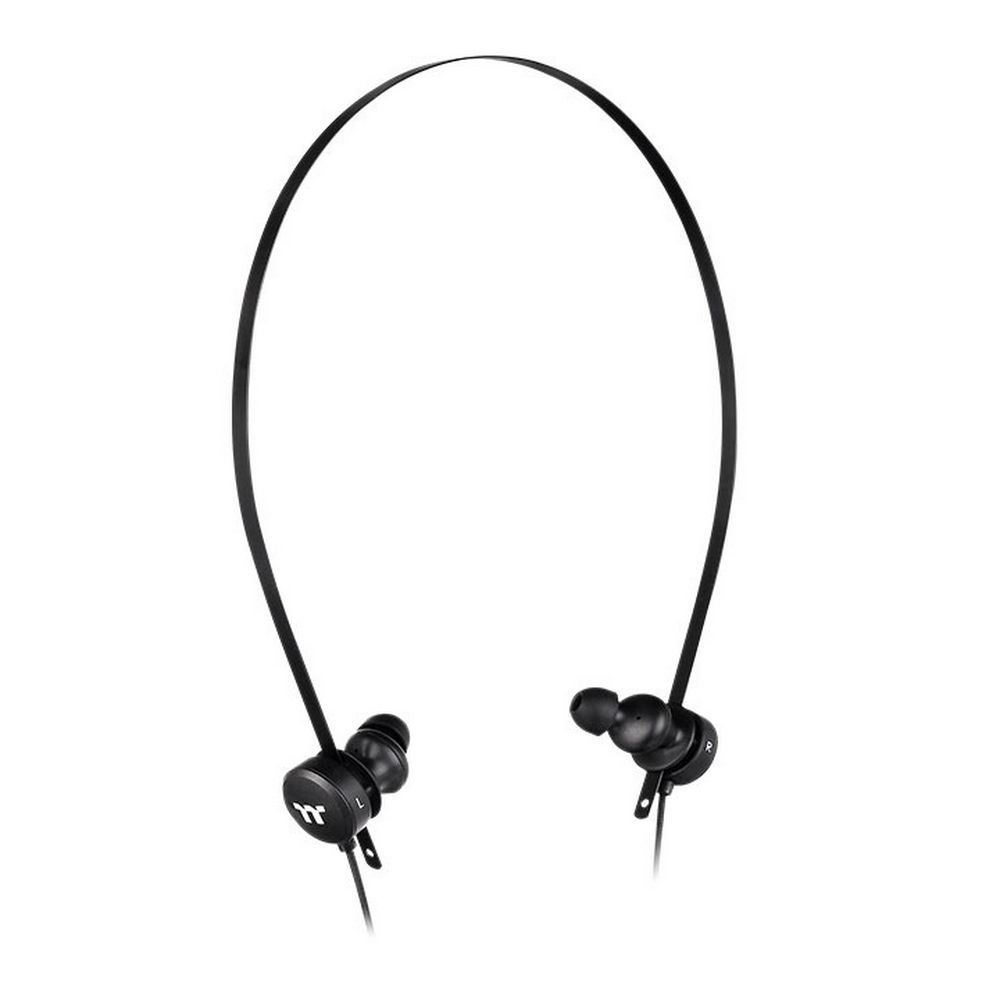 Гарнитура Thermaltake Isurus Pro V2/Analog/13mm Drive Unit/In-ear-bud/Black (525008) {20}