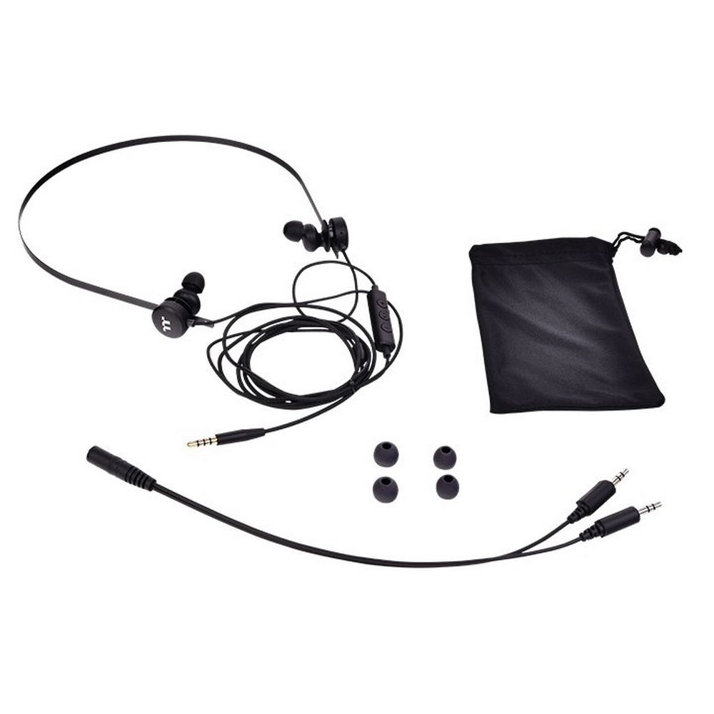 Гарнитура Thermaltake Isurus Pro V2/Analog/13mm Drive Unit/In-ear-bud/Black (525008) {20}