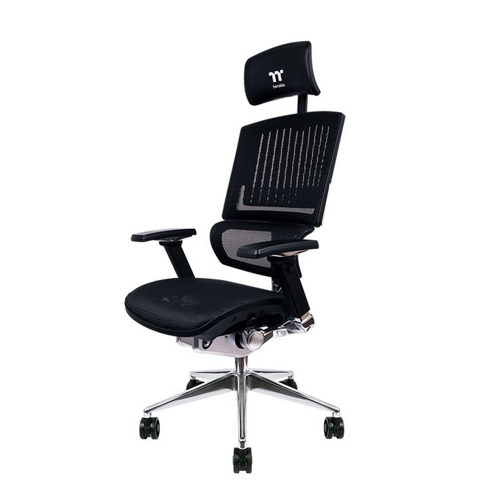 Игровое кресло Thermaltake CYBERCHAIR E500 /Black/Comfort size/4D Black, Comfort size 4D(524230)