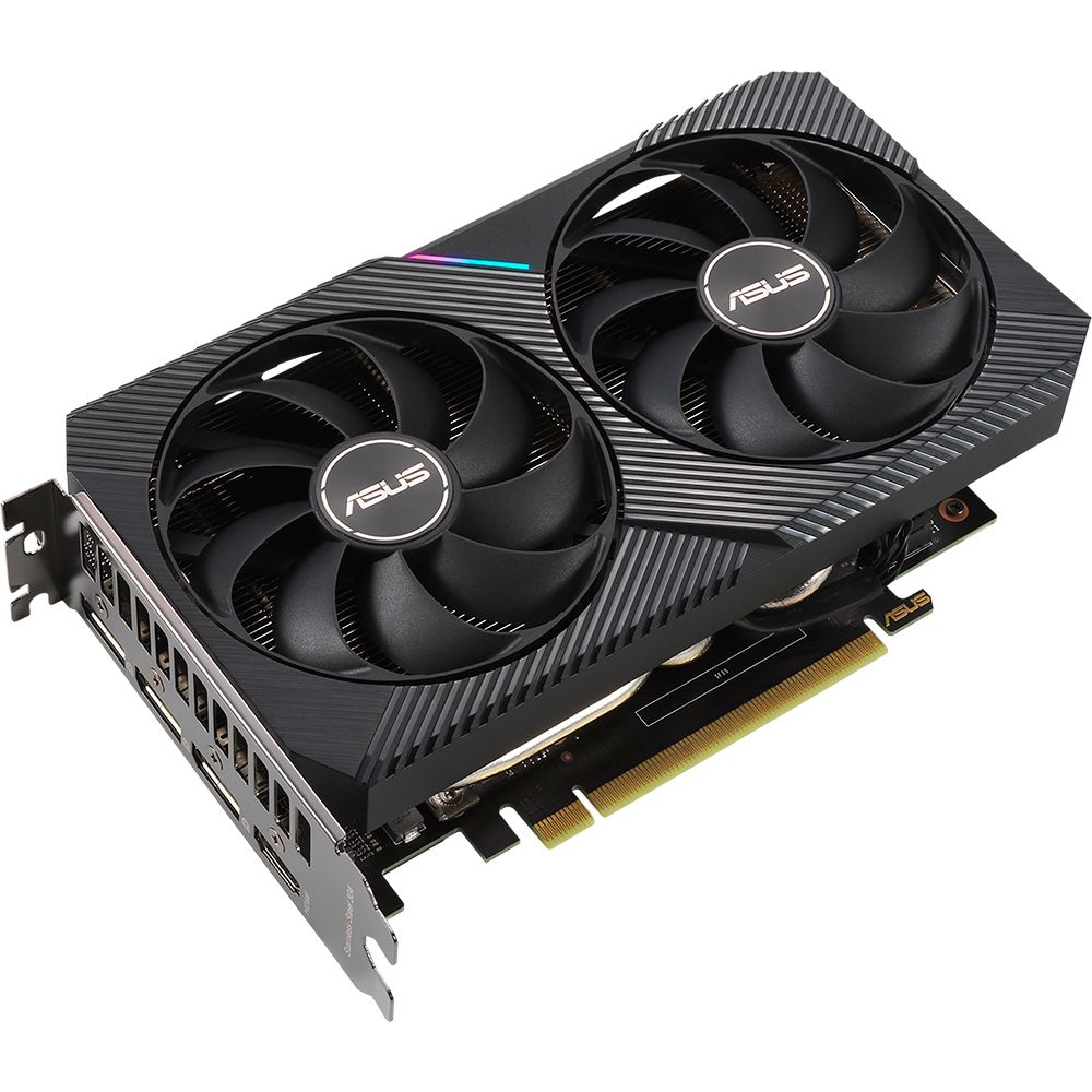 Видеокарта ASUS RTX3060 DUAL V2 OC 12GB GDDR6 192bit 3xDP HDMI 2FAN LHR RTL {10} [309925] [DUAL-RTX3060-O12G-V2]