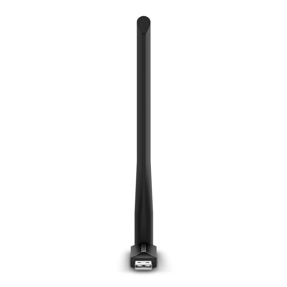 Сетевой адаптер TP-LINK Archer T2U Plus AC600 Двухдиапазонный Wi-Fi USB-адаптер высокого усиления, 1T1R, до 433 Мбит/с на 5 ГГц или до 200 Мбит/с на 2,4 ГГц, 802.11ac/a/b/g/n, интерфейс USB 2.0, внешняя антенна, (099862), RTL {40}