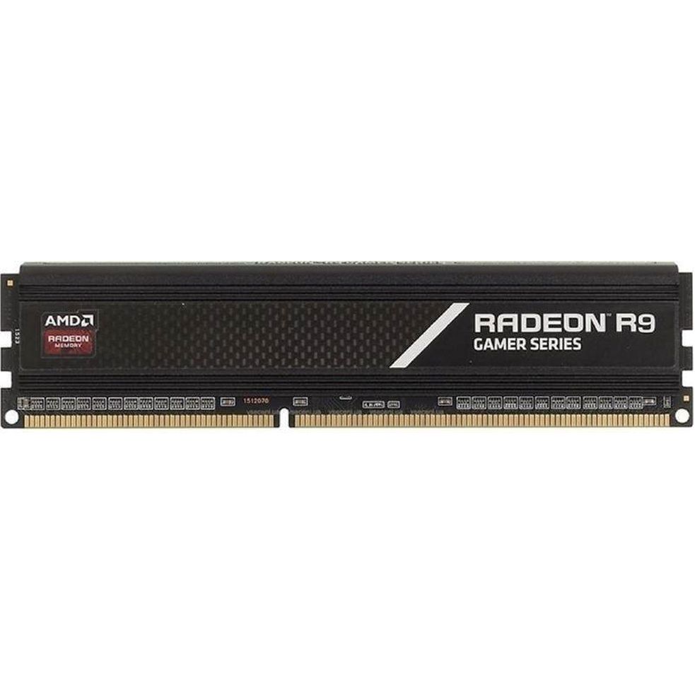 Модуль памяти AMD Radeon™ R9 Gamers Series Black Gaming Memory R9S432G3606U2S 32GB DDR4 3600 DIMM Non-ECC, CL18, 1.35V, Heat Shield, RTL (183535)