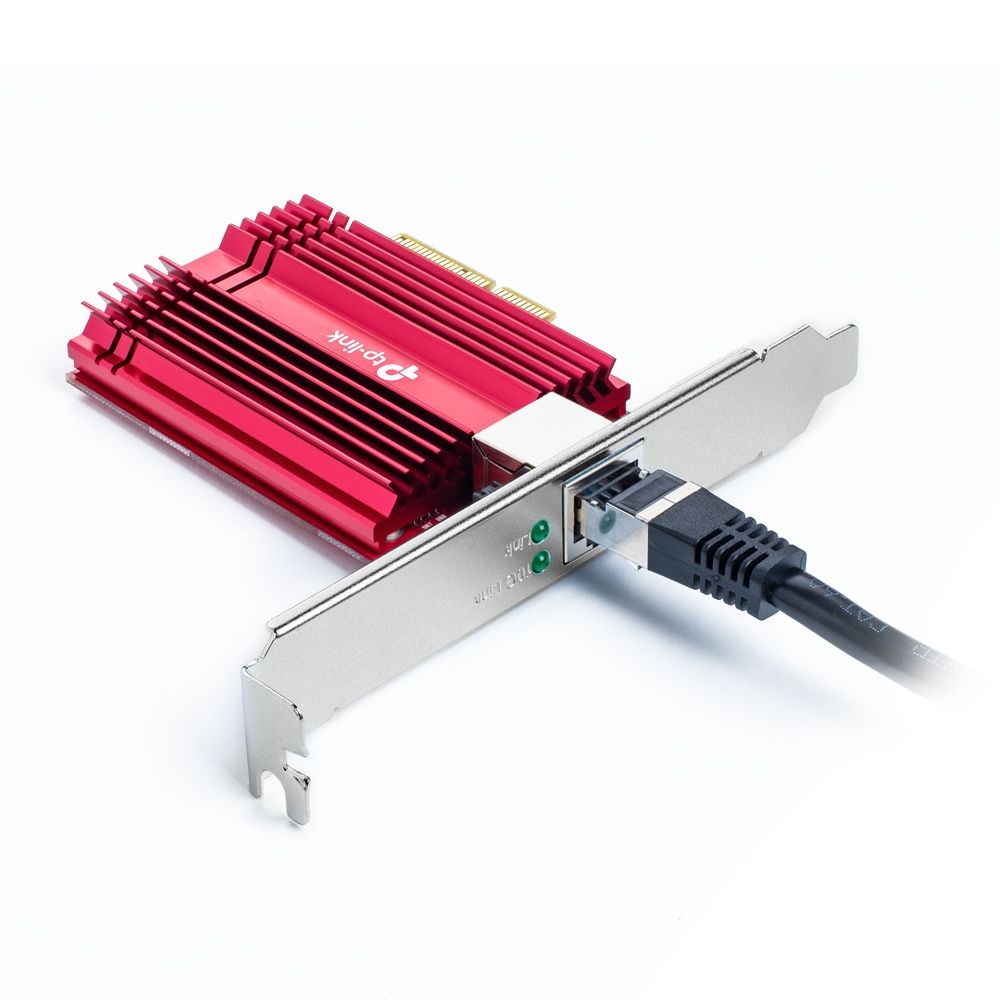 Сетевой адаптер TP-LINK TX401 10-гигабитный сетевой адаптер PCI Express, 1 интерфейс PCI Express 3.0 X4, 1 порт Ethernet 100/1000/10000 Мбит/с, низко- и высокопрофильная планки идут в комплекте, поддержка ОС Windows и Linux. (072827) {40}