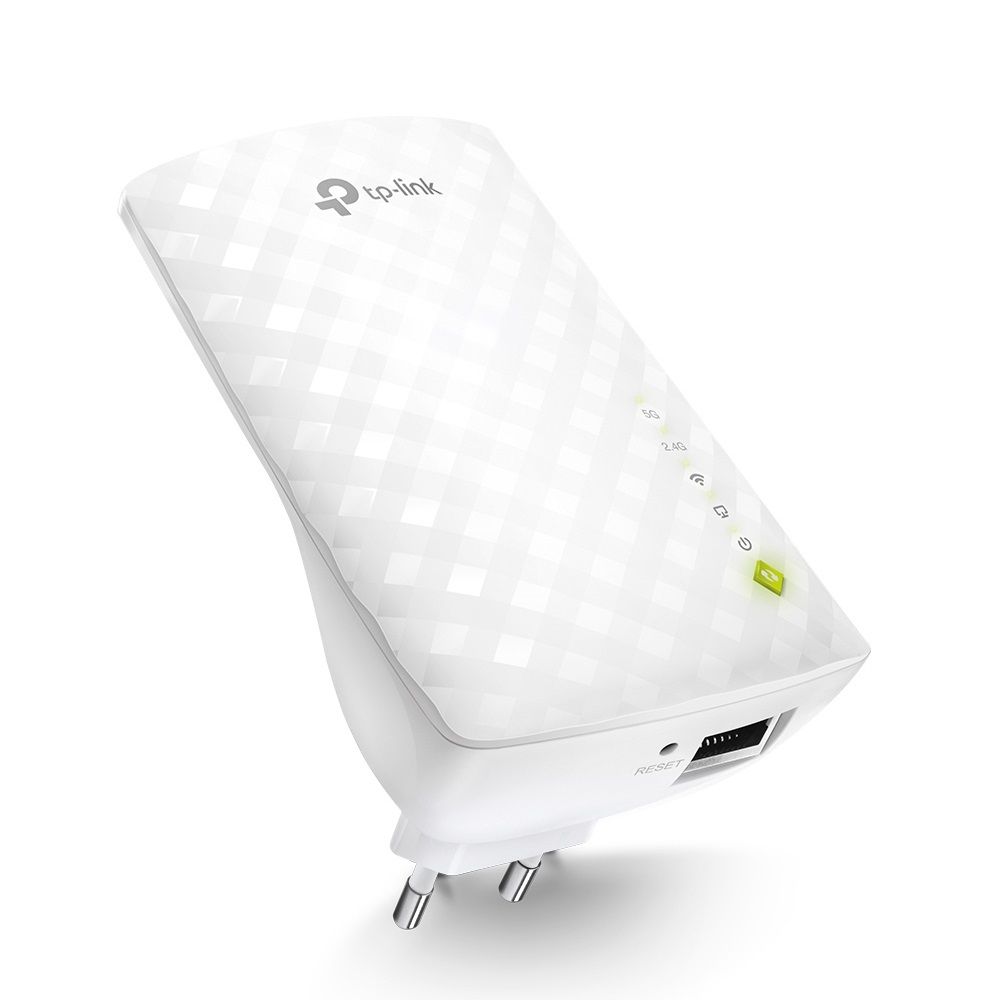 Усилитель Wi-Fi сигнала TP-LINK RE220 AC750 One Mesh, 433 Мбит/с на 5 ГГц+до 300 Мбит/с на 2,4ГГц, поддержка стандартов 802.11ac/a/b/g/n, (099732)