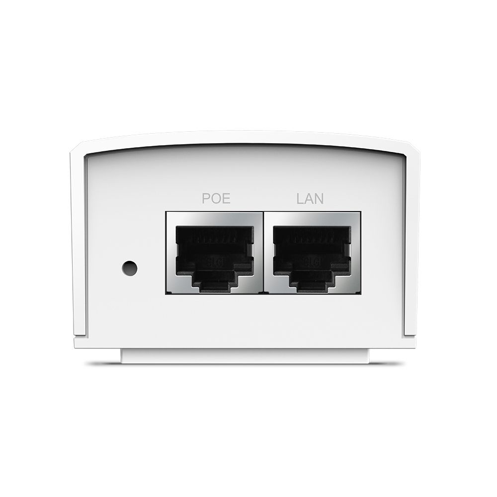 PoE-адаптер TP-LINK TL-POE4824G Адаптер пассивного PoE 48 В / 24 Вт, один входной порт Giga LAN и один выходной порт PoE Giga power + data, удобный настенный дизайн, автоматическая регулировка мощности, plug and play. (082604) {30}