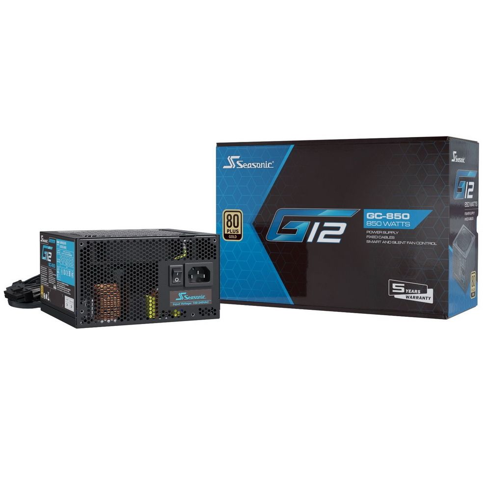 Блок питания SeaSonic G12 850 Gold GC-850 850 W, 80 Plus Gold, не модульный