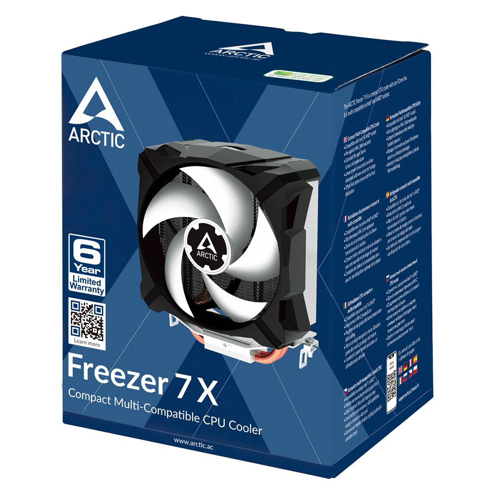 Вентилятор Arctic Cooling для процессора Freezer 7 X 1200/1150-56, Ryzen (AM4) RET (ACFRE00077A) (702461)