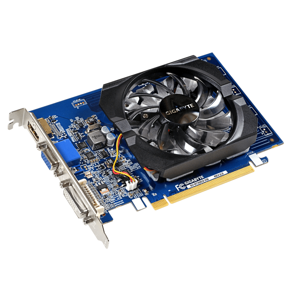 Видеокарта Gigabyte GT730 2GB GDDR3 64bit VGA DVI-D HDMI RTL {20} (303310)