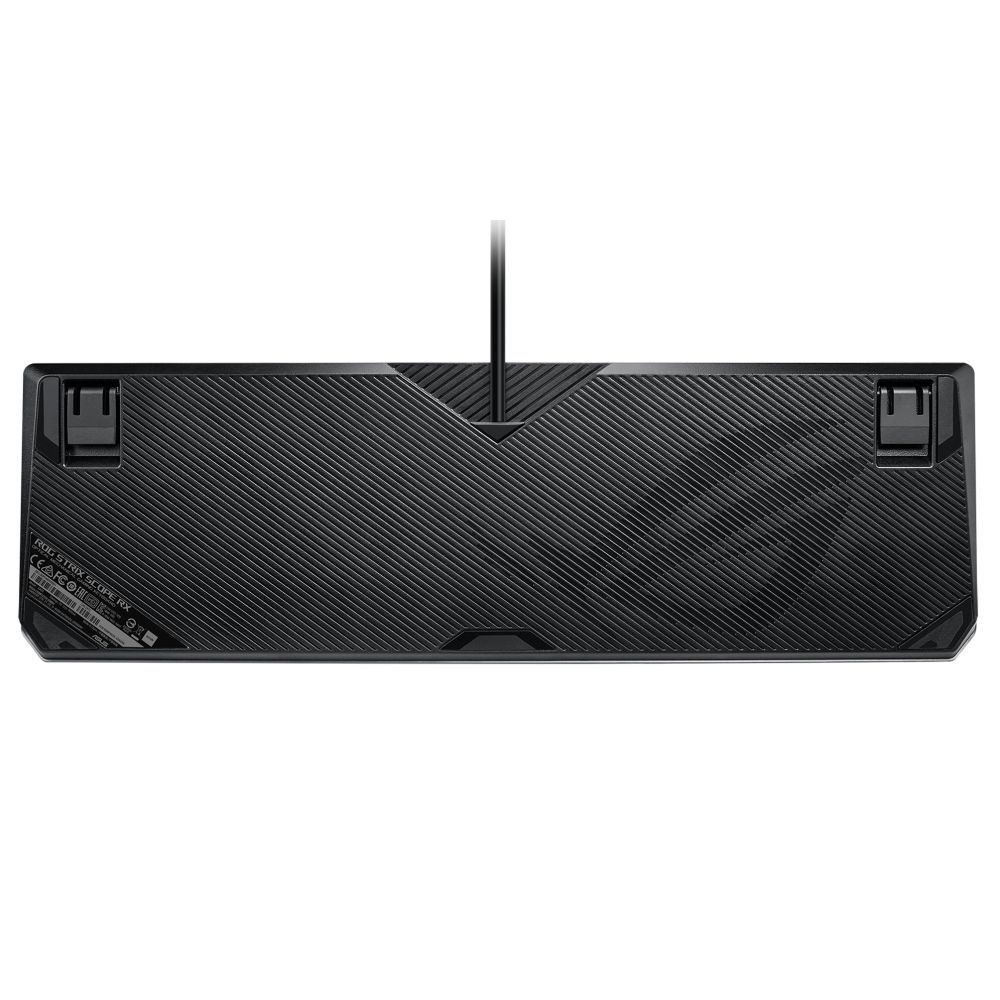 Клавиатура ASUS XA05 ROG Strix Scope RX Keyboard Wired (USB) ROG RX RED Optical-Mech 440x137x39mm (812870) (90MP0240-BKRA00)