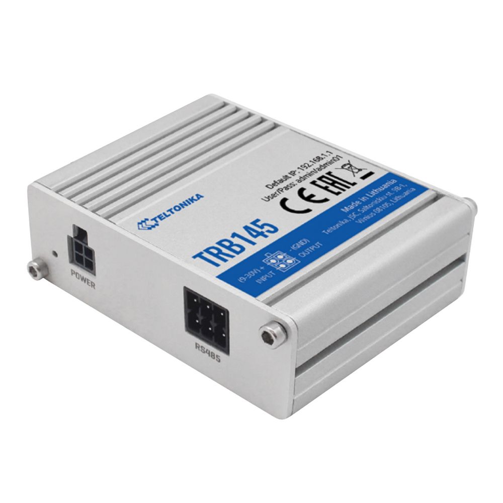 Коммутационная плата Teltonika TRB145 (TRB14500300) INDUSTRIAL RUGGED LTE RS485 GATEWAY (312415)